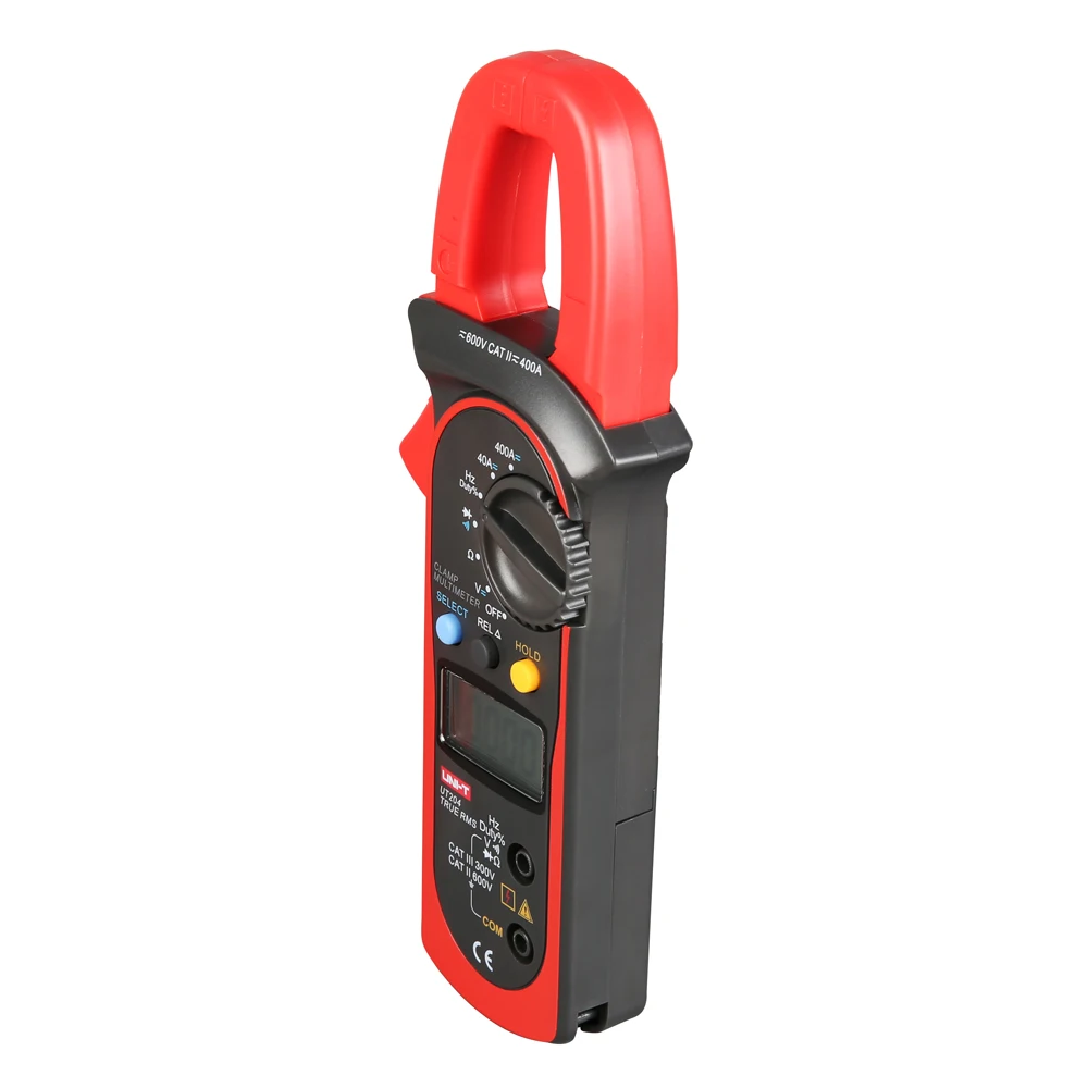 Uni-T UT204 3/4 Digit True RMS Автоматический диапазон AC DC цифровой Ручной клещи мультиметр