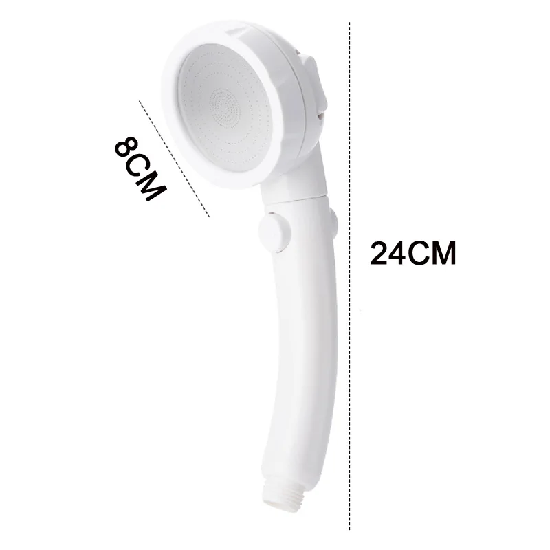 

vanzlifen Supercharged shower head handheld switch shower head Large water shower head bathroom shower wine