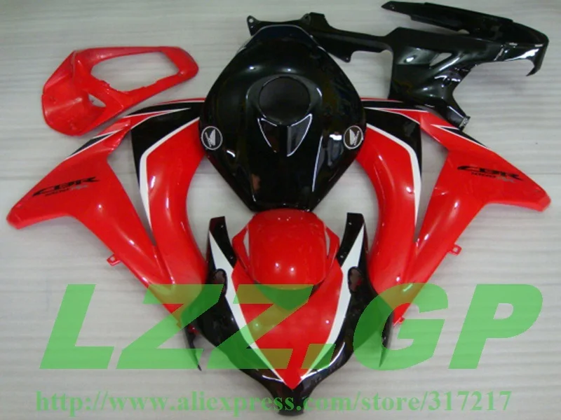

Injection ABS fairing for HONDA CBR1000RR 2008 2009 2010 2011 CBR1000 RR 08 09 10 11 fairing parts red black #sd79ll + tank