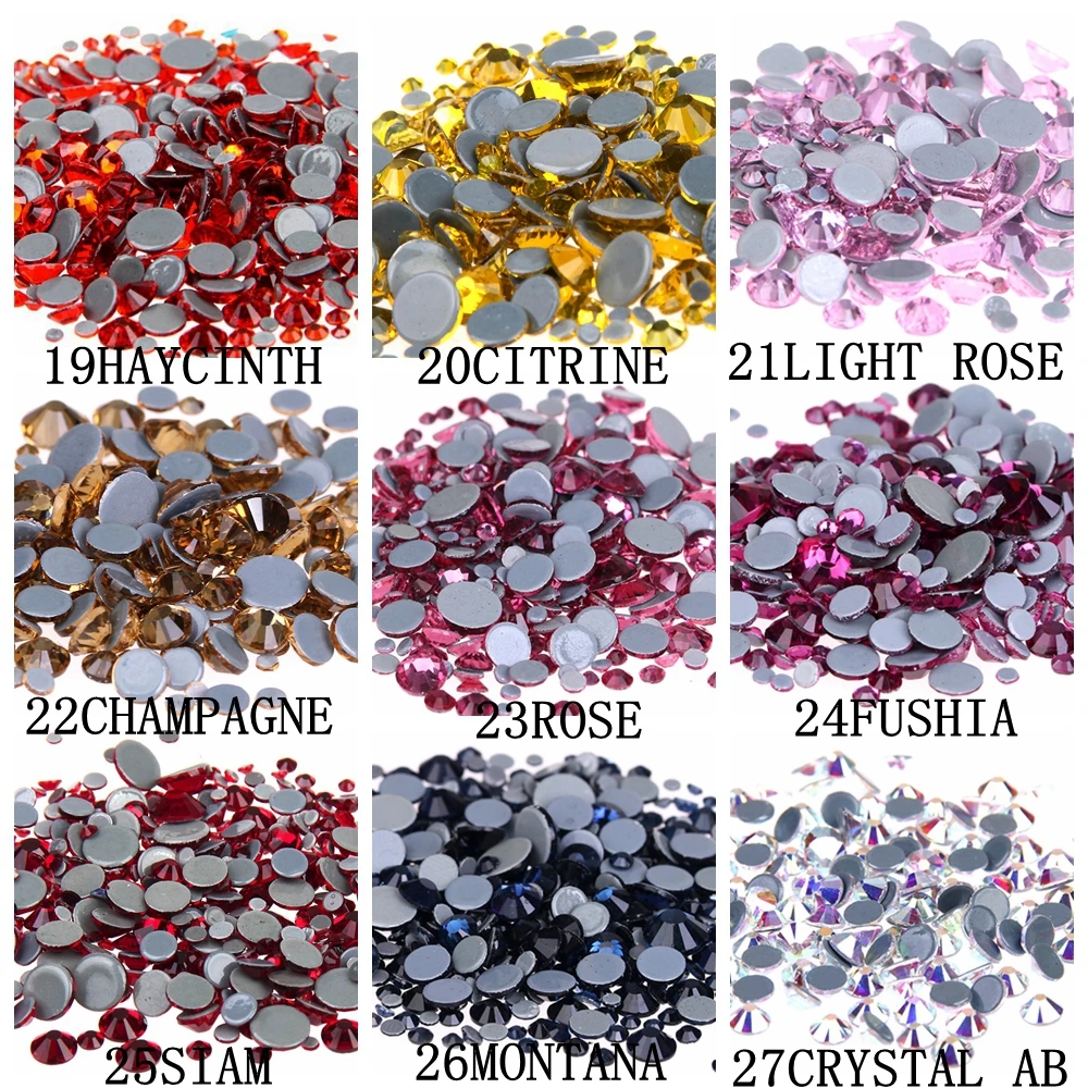 Монтана цвет горячей фиксации страз стразы Flatback клей подложка железа на