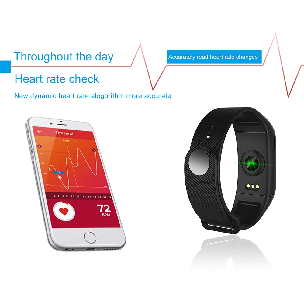 F1 Smart Браслет активности браслет Водонепроницаемый спортивные часы умный