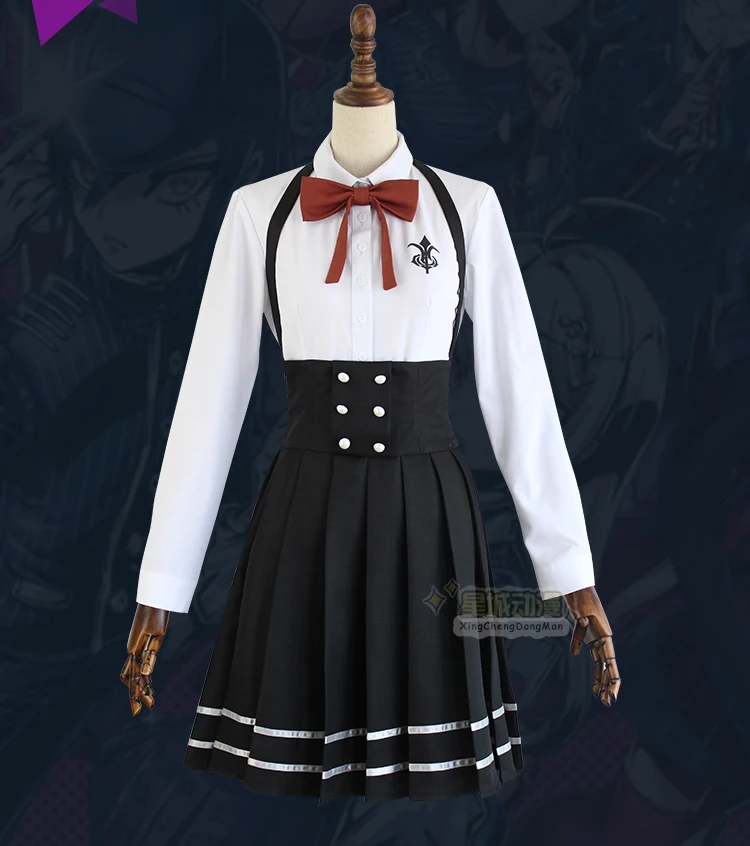 Новинка года аниме Danganronpa V3 Shirogane Tsumugi оригинальное издание JK униформа косплей костюм для женщин Хэллоуин
