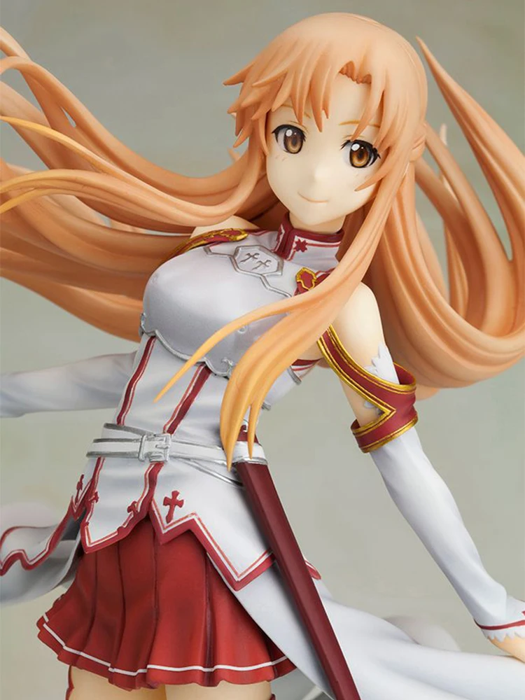Новые японские аниме меч искусство онлайн Asuna ПВХ экшн Фигурки игрушки 22 см