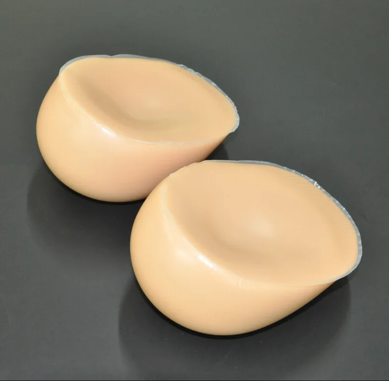 1000g/pair D cup Tan Realistic Silicone Breast Forms dark Artificial Fake Boobs Tits faux seins Bra Pads vagina transgender |