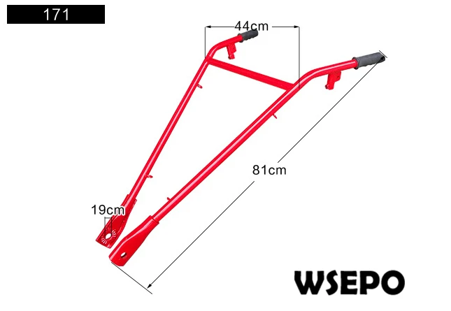 

Качество OEM! Оперативная ручка в сборе для газового двигателя 170F(7HP) или 170F/173F 4 ~ 5HP дизельный двигатель с питанием от фермы/сада