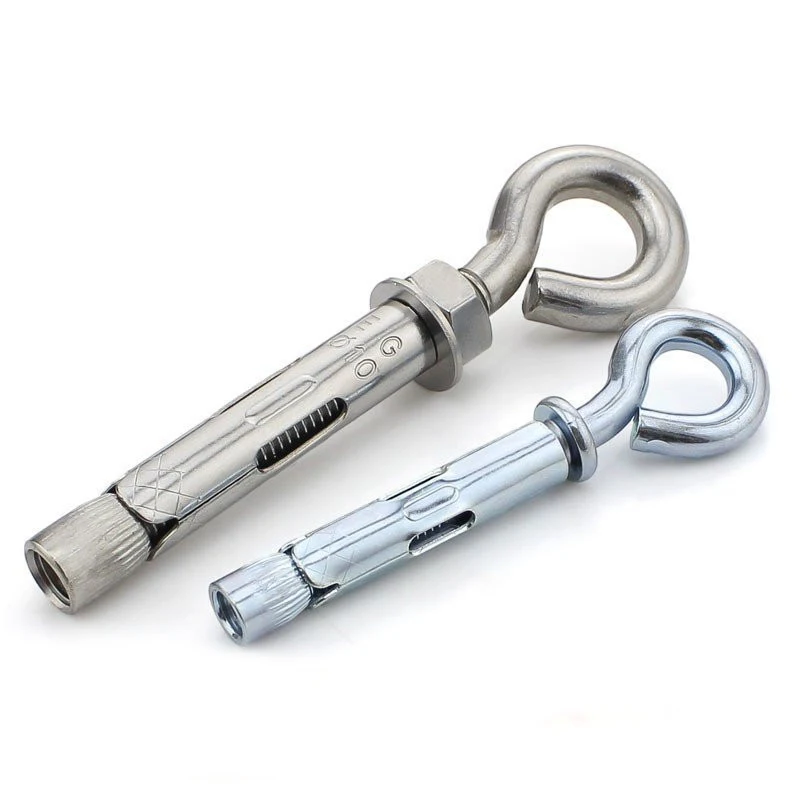 2PCS-M6.5*40 Galvanized Sheep Eye Pull Screw / Hanging Hook Swing Belt Expansion | Обустройство дома