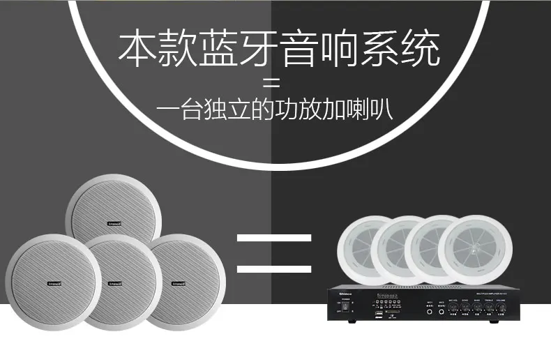 Shinco V2 Беспроводная Bluetooth потолочная акустическая система потолочная фоновая музыка Радио Колонки