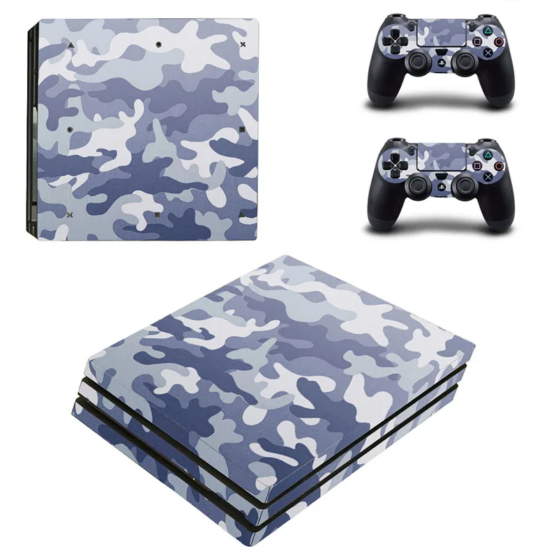 Камуфляж виниловой кожи Стикеры наклейки для sony PS4 Playstation 4 Pro консоли и 2