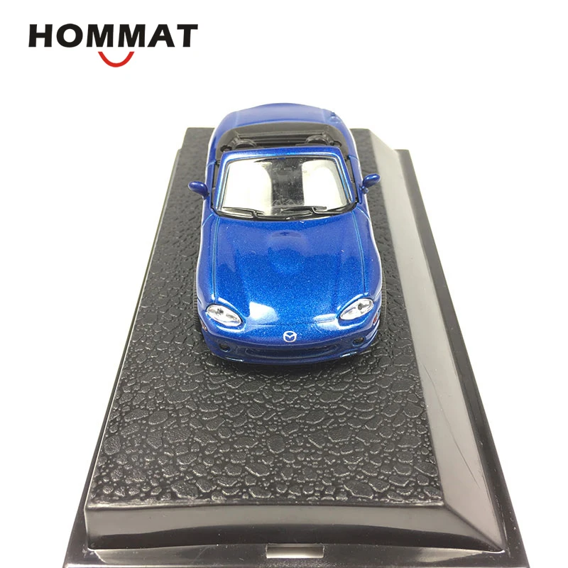 HOMMAT 1:43 Mazda MX-5, конвертируемая спортивная модель автомобиля, литая модель игрушечного автомобиля, Коллекционная модель автомобиля, Подарочные игрушки для мальчика