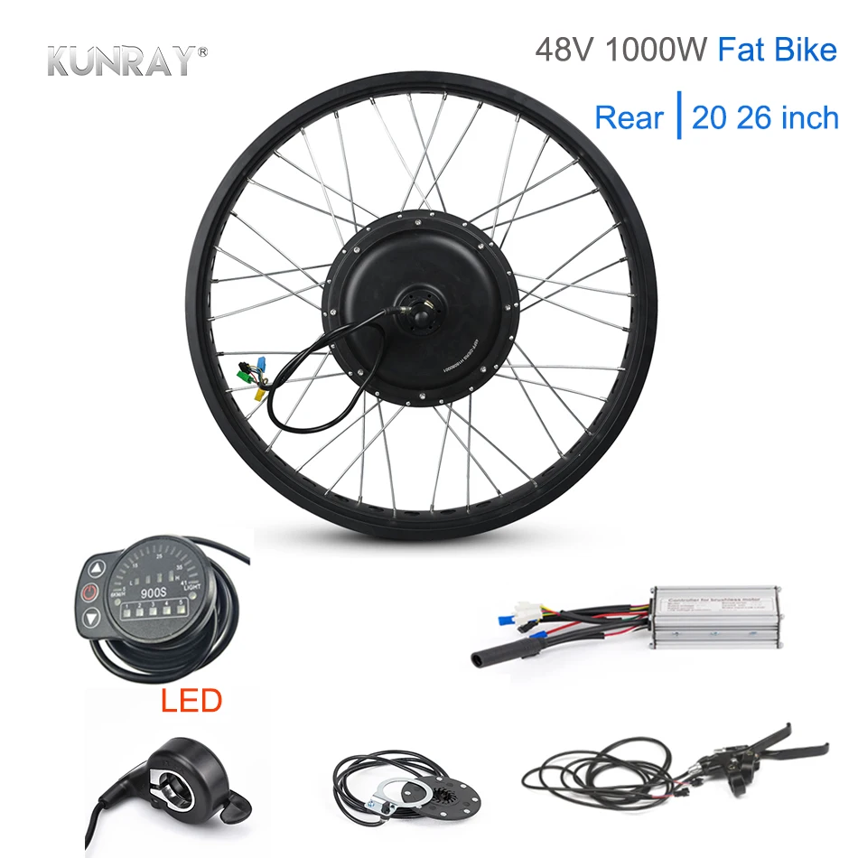 42 55 км/ч толстое Велосипедное моторное колесо 48 в 1000 Вт Eelectric Bike комплект для