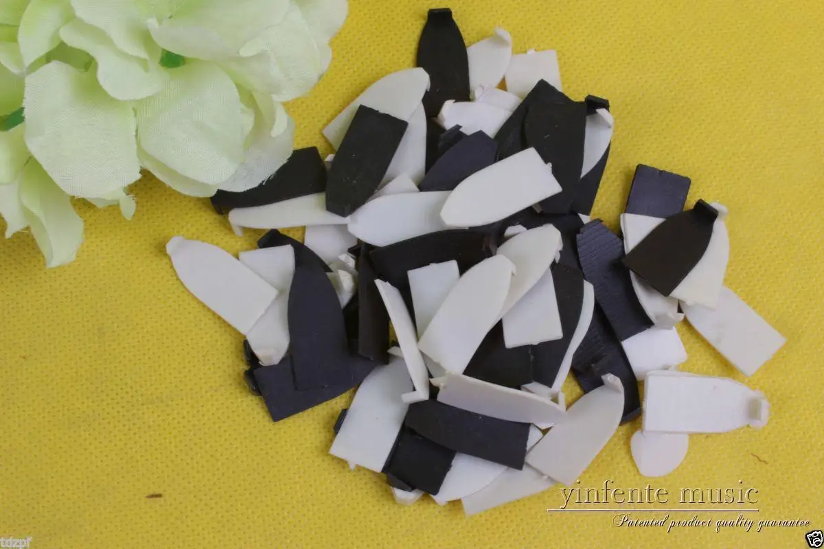100 шт. пластиковые наконечники для банта скрипки и подкладки музыкальных