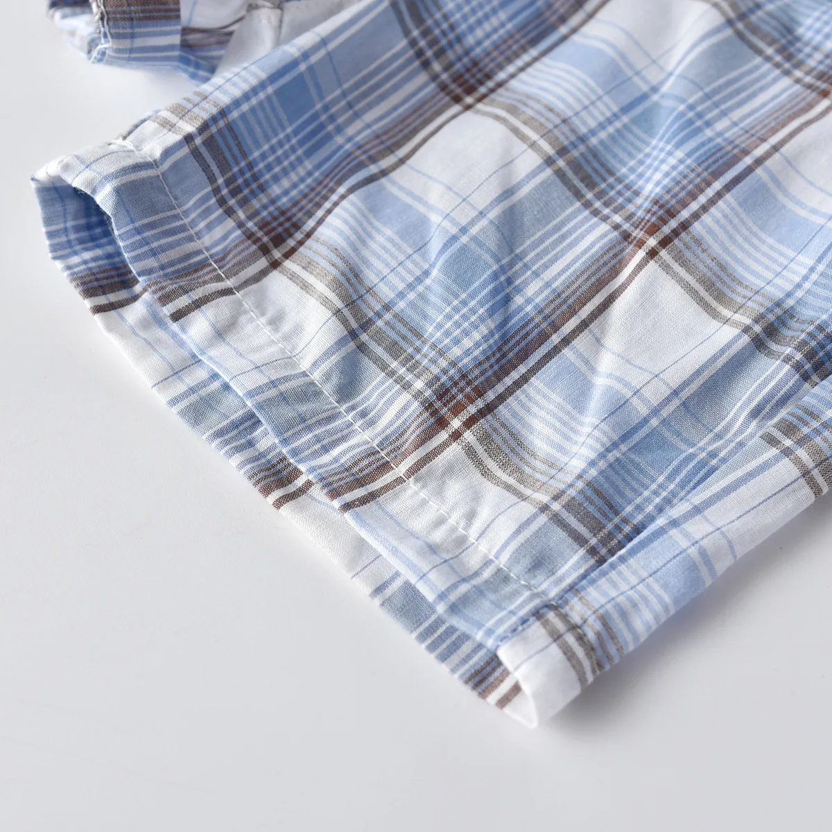 Детские штаны AiLe Rabbit из чистого хлопка в клетку для детей Whorl степень плотности