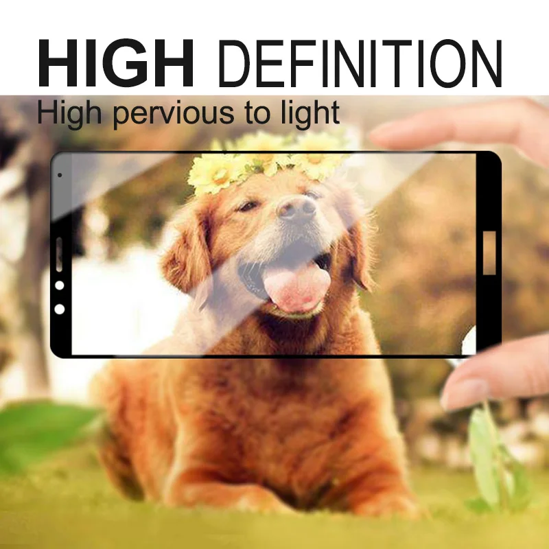 5.93" Tempered Glass for Huawei Honor 7X Screen Protector Full Cover Protective Phone Film Honor7X Mate SE BND-L21 BND-L22 | Мобильные