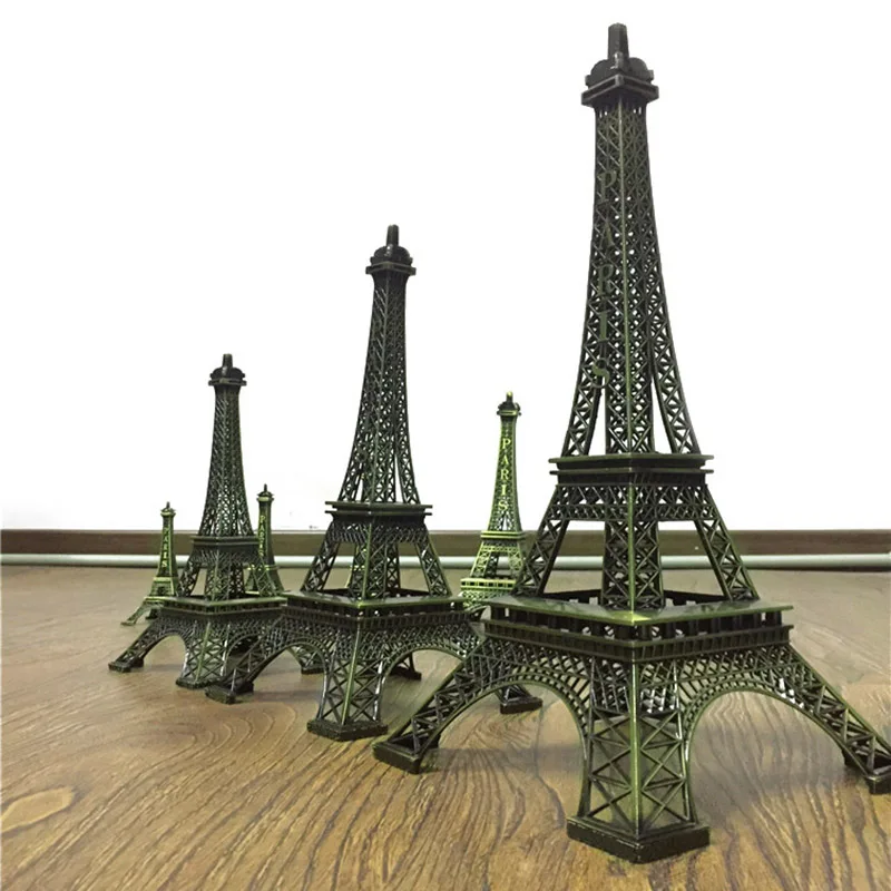 Горячая Распродажа металлическая Бронзовая статуэтка Парижа Эйфелевой башни