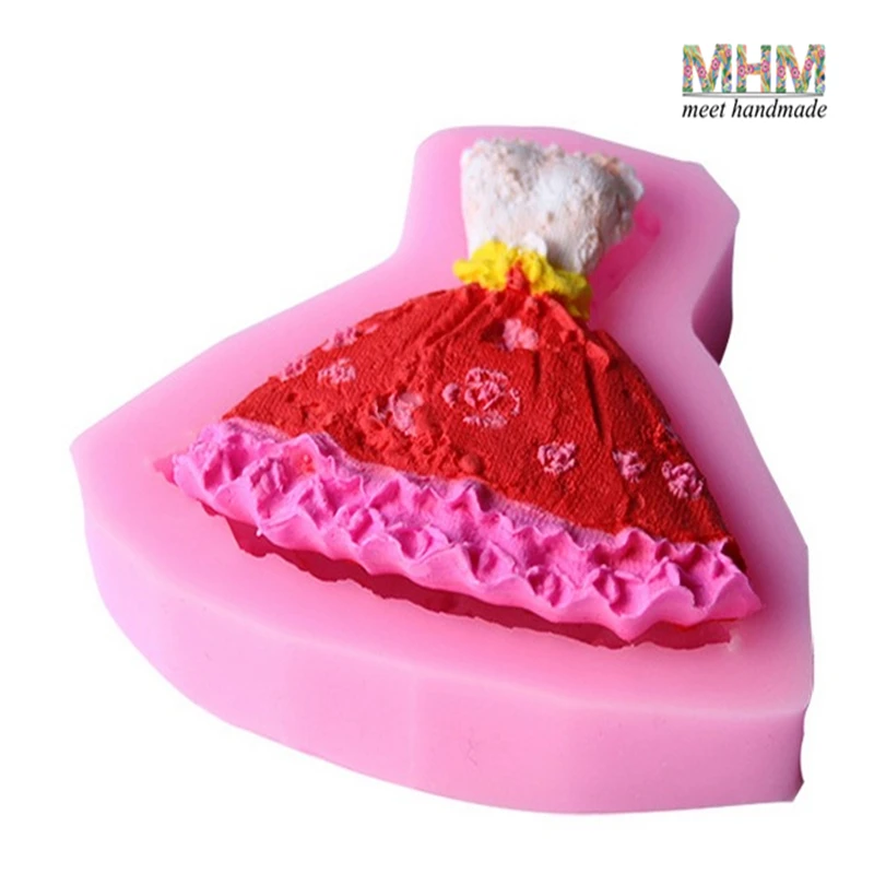 Форма для девочки в форме юбки силиконовая форма ручной работы украшения торта
