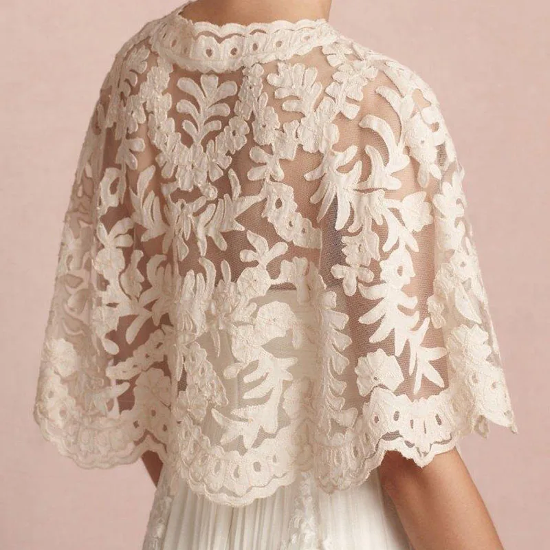 Новые Свадебные палантины-болеро свадебная шаль с драгоценным воротником