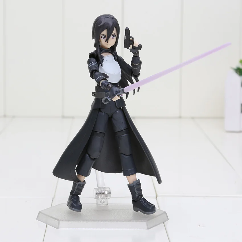figma 248 no box Аниме Sword Art Online II рисунок 3 пистолет Гейл онлайн GGO Asada Shino фигурка Синон игрушки ПВХ фигурка коллекционная игрушка - Цвет: figma 248 no box