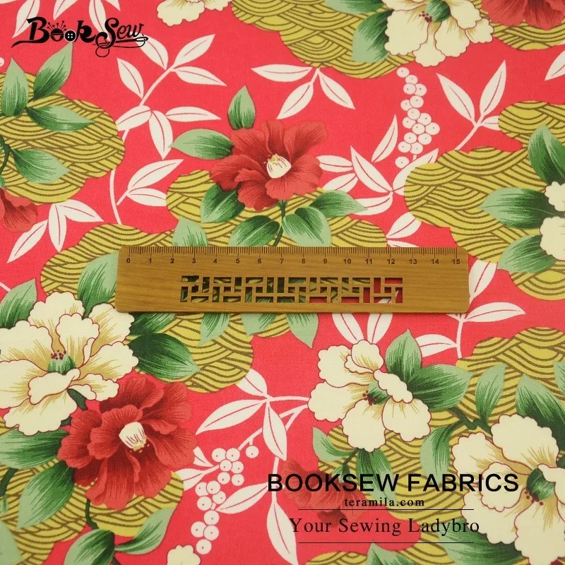 Ткань из 100% хлопка поплин домашний текстиль цветочный дизайн стеганая ткань для