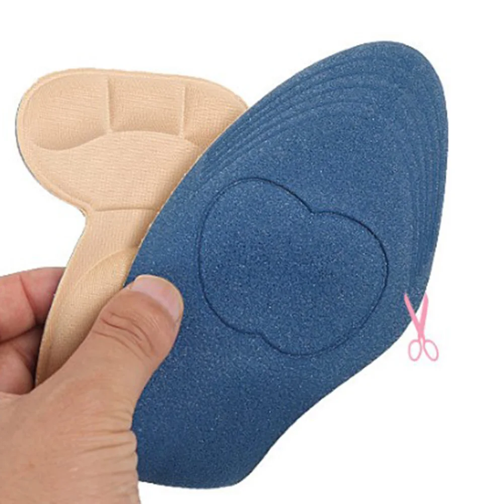 Sponge Sport Shoes Pad Comfortable Gel Insoles Ladies Massage Sole Women Insoles Inserts Shock Absorption Pads