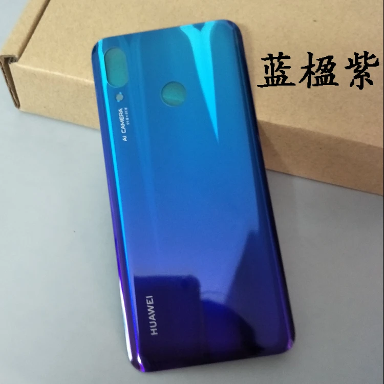 Задняя крышка аккумуляторного отсека для Huawei Nova 3 стекло + пластиковый корпус