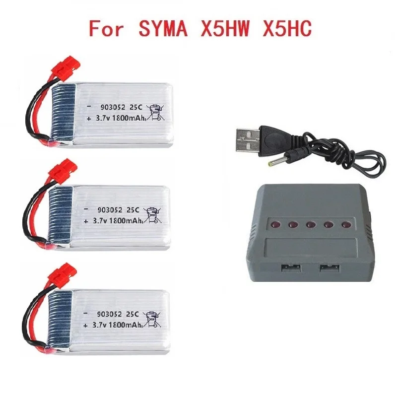 1800 мАч 3,7 в Lipo Батарея для Зарядное устройство KY601S X5 X5S X5C X5SC X5HC X5SH X5SW M18 H5P H11D H11C T64 T04 T05 F28 F29 T56 903052 - Цвет: Цвет: желтый