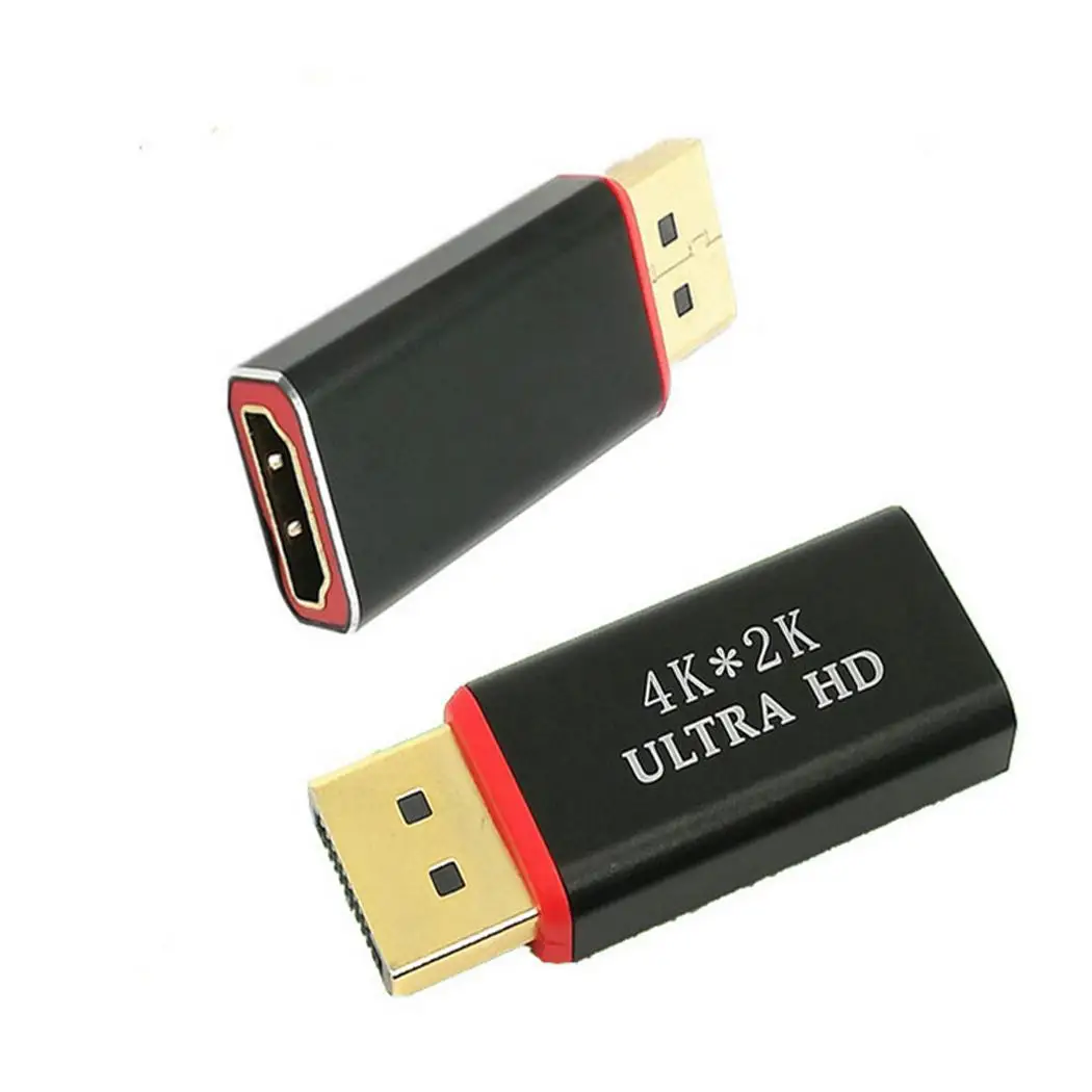 HDTV 1080 интерфейс кабель адаптер конвертер DP папа в HD мультимедийный черный |