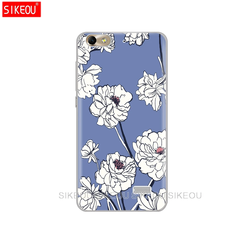 51917 Силиконовый чехол для huawei honor 4C, чехол для телефона honor 4 c caque funda, сумка для мобильного телефона, мягкий ТПУ, полностью 360, защитные чехлы - Цвет: 51917