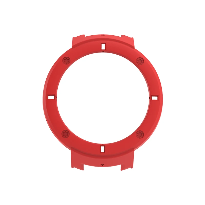 red Для Amazfit Verge Xiaomi Huami 3 lite чехол SIKAI защитный ПК Бампер Смарт-часы крышка Анти-Scracth ультра светильник многоцветный - Цвет: red