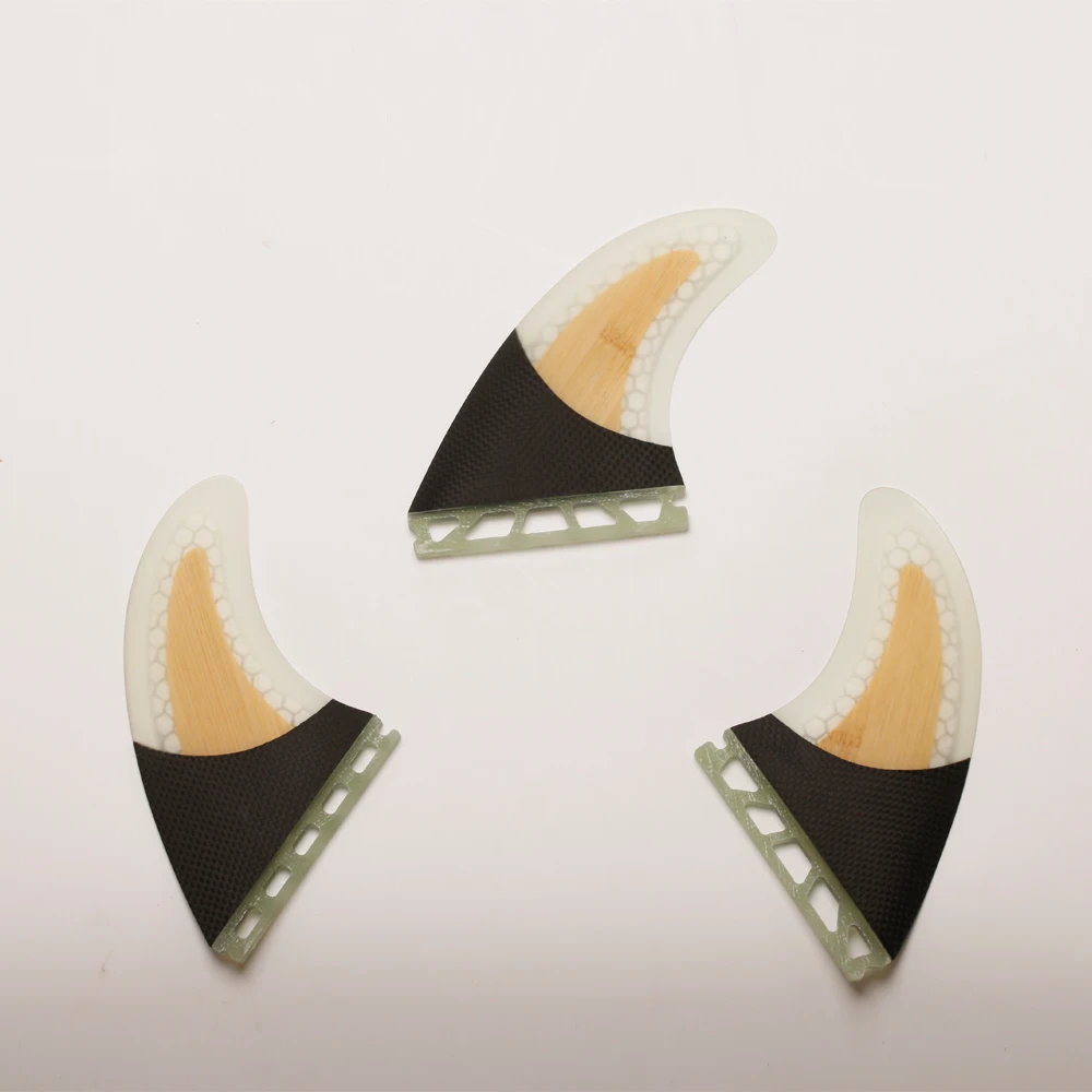 Бесплатная доставка future basic углеродное волокно соты бамбука surfboard плавники quillas