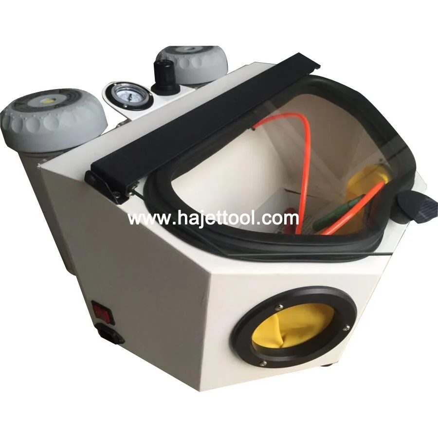 Ювелирные инструменты и оборудование пескоструйная машина 220 В с 2 ручками