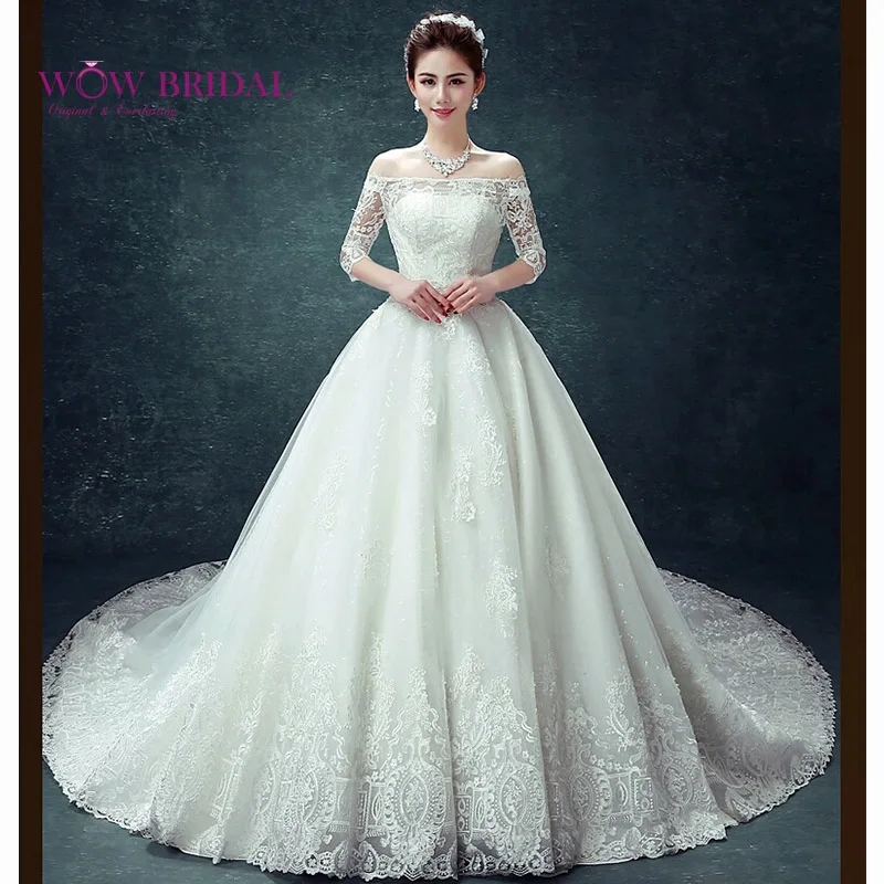 Wowbridal Новое поступление 2021 необычное белое ТРАПЕЦИЕВИДНОЕ свадебное платье со
