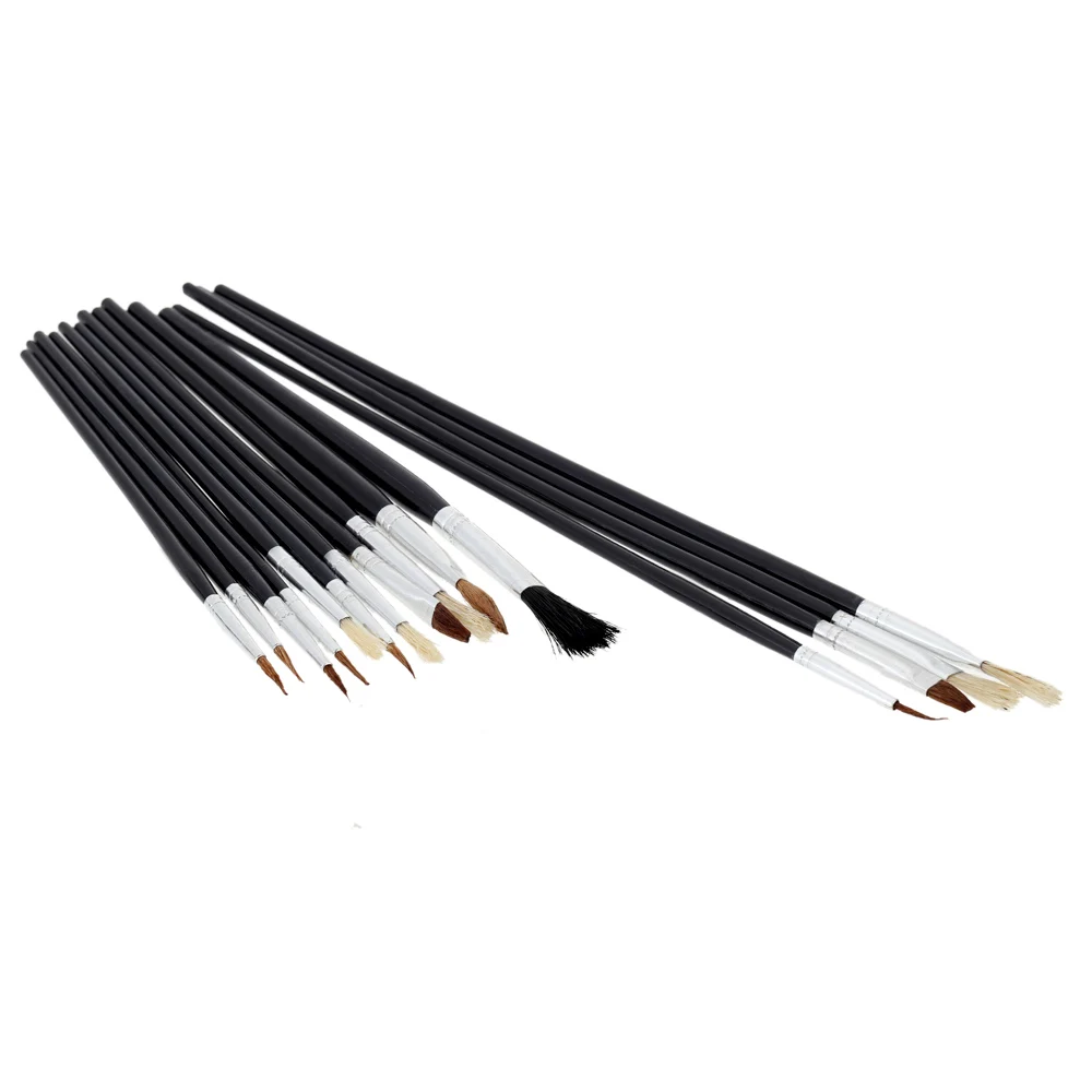 Набор кистей для рисования с щетиной 15 шт.|hair paint brush|paint brushpaint brush set |