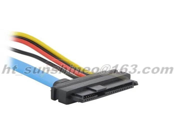 Новинка 3 шт./лот 7-контактный SATA Serial ATA к SAS 29 контактам и 4-контактный кабель