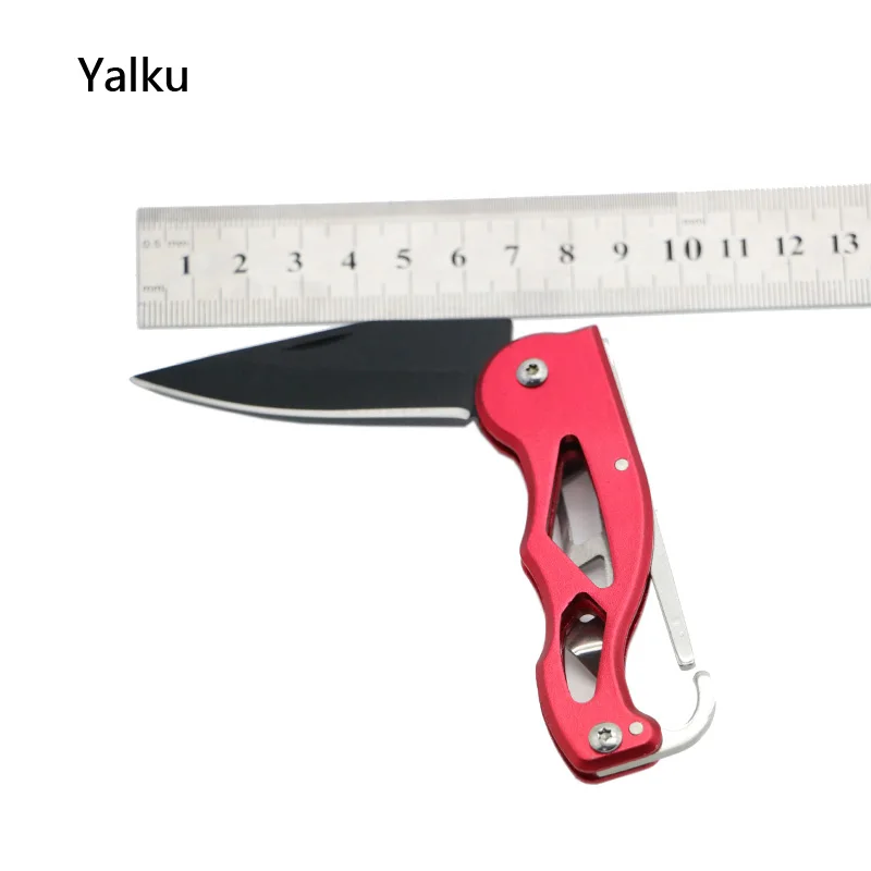Yalku, острый карманный нож, армейский нож, мини-нож, инструмент для выживания на открытом воздухе, для кемпинга, охоты, тактический спасательный нож, превосходный нож