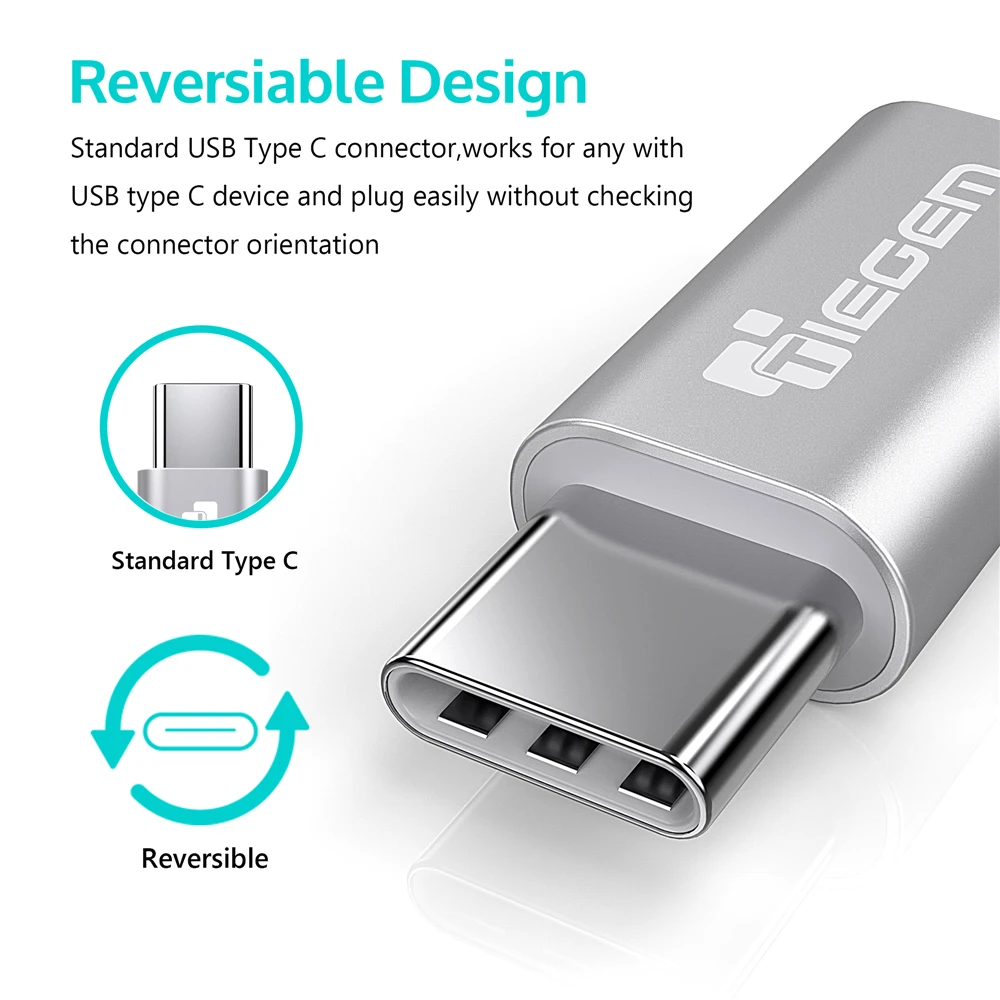 Адаптер TIEGEM usb type C к адаптеру Micro USB Быстрый конвертер OTG type-C для nintendo Switch OnePlus 5 NEXUS 5X6 P LG G5 sony