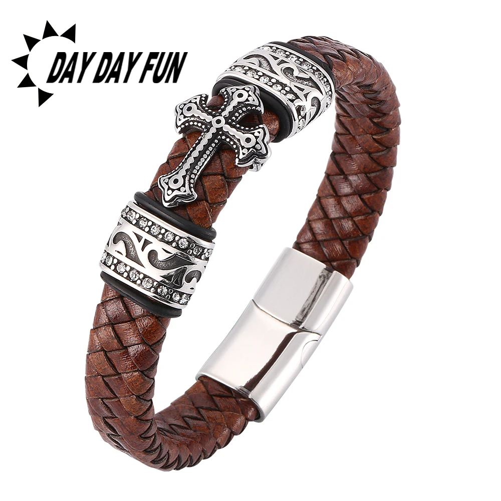 Женский широкий Браслет-манжета из нержавеющей стали браслеты натуральной кожи