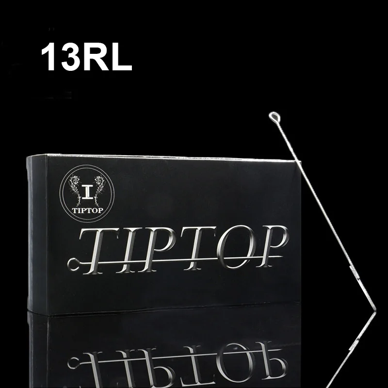50 шт. TIPTOP Премиум иглы для тату 13RL Одноразовые стерилизованные 13 круглые