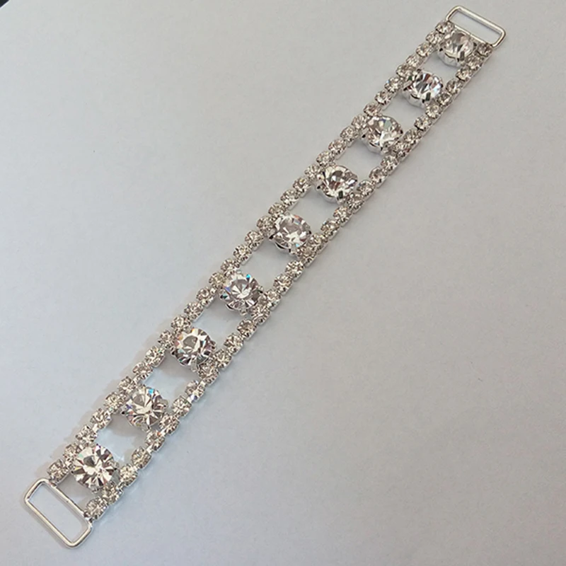 Новинка 4 шт. стразы с кристаллами металлическая цепь пряжкой для плавания