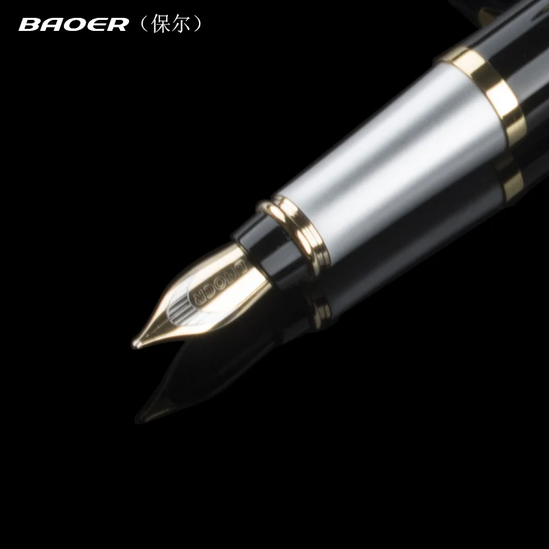 BAOER 801 милые 9 цветов Бизнес СРЕДНИЙ ФОНТАН ручки новая Бизнес школьная Ручка для офиса