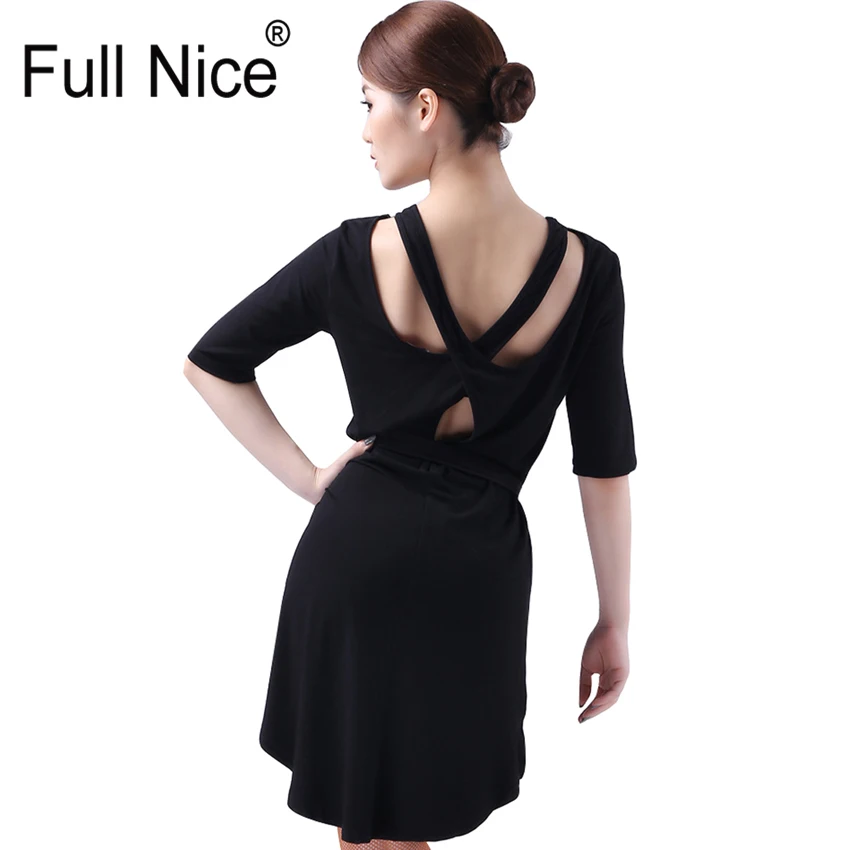 Женское платье для латинских танцев свободное цельнокроеное сальсы и