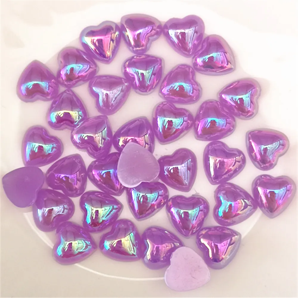 Purple 8 мм 120 шт. и 10 мм 100 pcsAB Flatback горный хрусталь и акриловые кристаллы горный хрусталь DIY Одежда ручной работы - Цвет: Purple