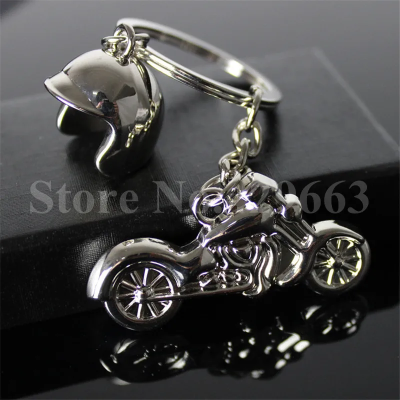

100 pieces/lot New Hot Helmet Motorcycle Keychains Metal Mini Motorcycle Keyrings for Promotion Gifts
