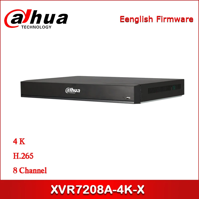 Dahua XVR7208A-4K-X 8-канальный Penta-brid 4K 1U Цифровой видеорегистратор поддерживает