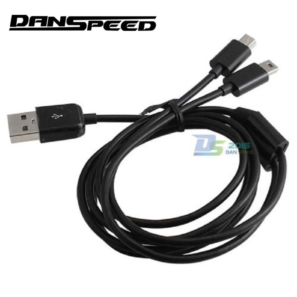 DANSPEED 1 м USB 2 0 Папа папа Mini B 5 контактный штекер Jack Y сплиттер Мощность Кабель