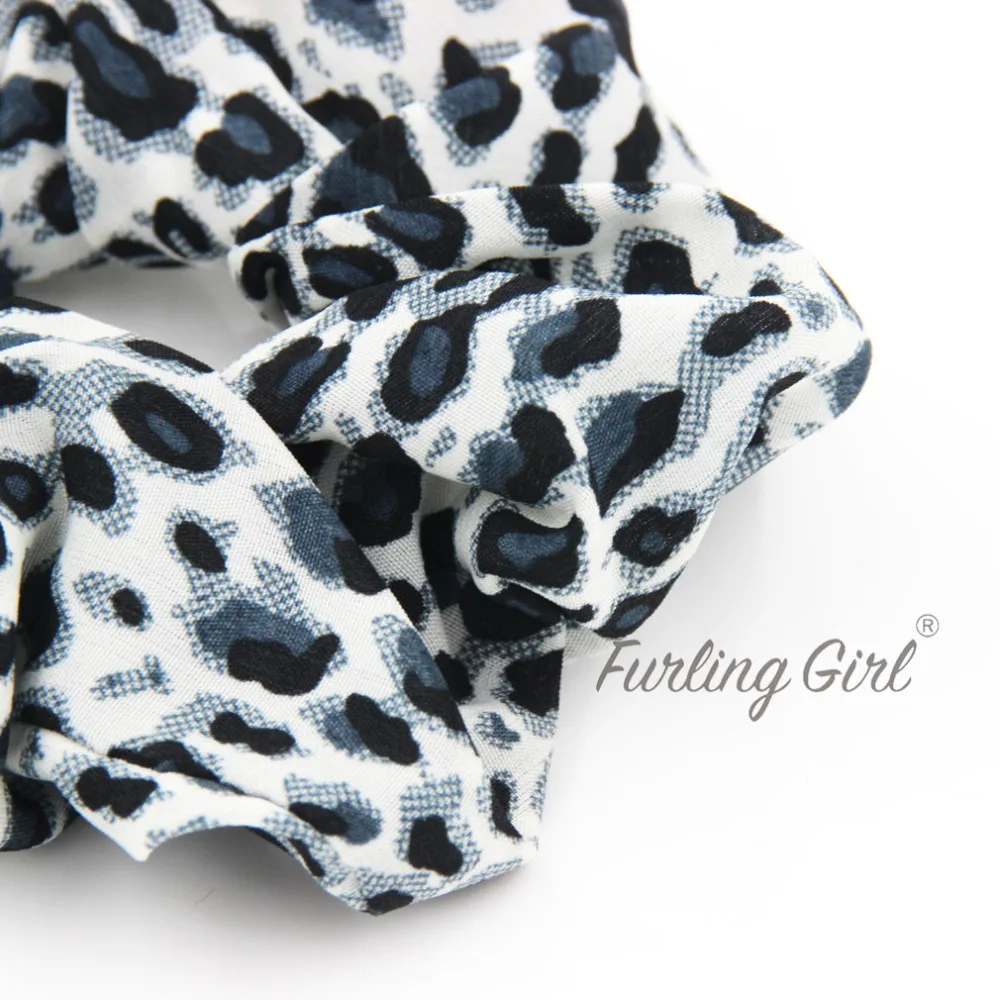 1 шт. леопардовые шифоновые резинки для волос Furling Girl заколка конского хвоста