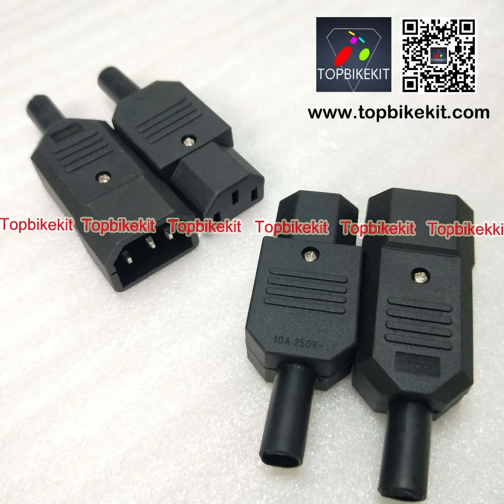 4 шт. разъем питания IEC 320 C14 2 штекера + штыря фоторазъем 10 А/250 В переменного тока