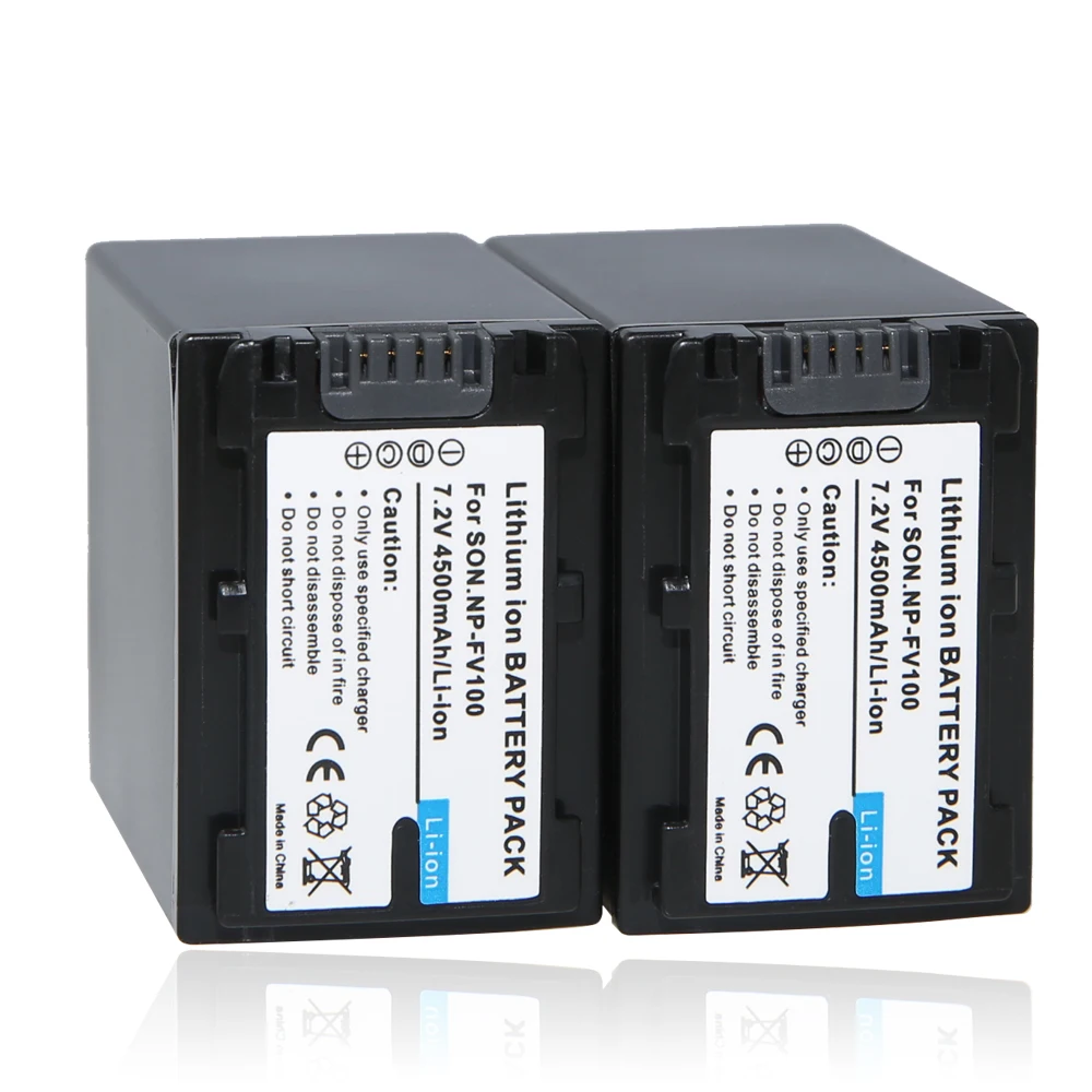 Аккумулятор NP FV100 NPFV100 1 шт. перезаряжаемая батарея для камеры SONY AX100E HDR XR550E XR350E CX550E