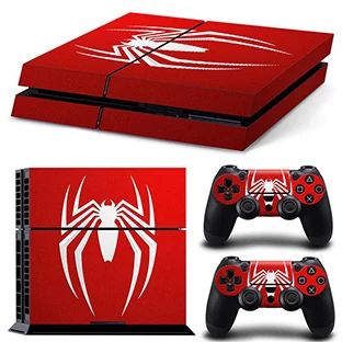 GOOYIYO-для sony PS4 наклейка PlayStation 4 кожа консоль контроллеры виниловая наклейка PS4 Человек-паук полная кожа - Цвет: TN01-7100