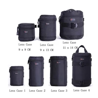 fast shipping new lowepro lens case bag waterproof photo pouch for standard zoom lens black