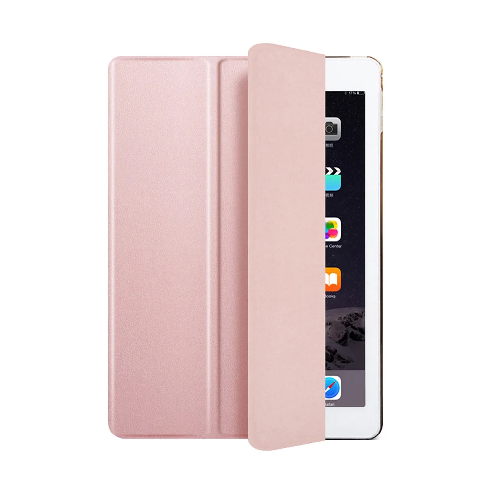 Rose gold Для iPad Pro 12," PU цветной тонкий смарт-чехол, магнитный Автоматический Режим сна/пробуждения для Apple iPad 12,9 дюймов - Цвет: Rose gold